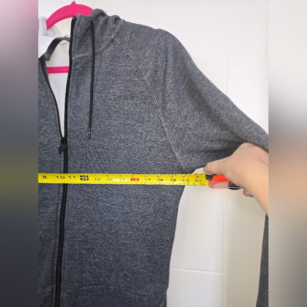Fabletics Mens Gray To-Go Hooded Jumpsuit Sz S - Picture 11 of 13